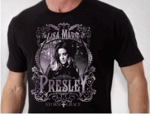 ALSO, IN TODAY'S POST: Is there a subliminal message from Lisa Marie Presley on the back of this T-Shirt? See below!