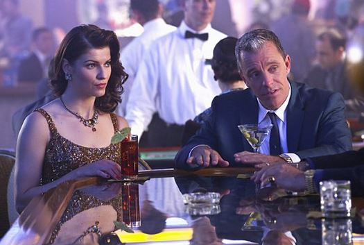 Michael Wiseman in a scene from the series Vegas, with  Ivana Milicevic