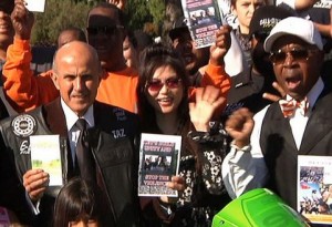 Lee Baca shilling for Scientology at an event in November