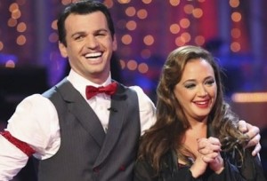 Leah Remini and Tony Dovolani, during their run on DWTS