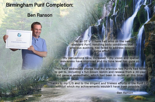 ben ranson purif completion