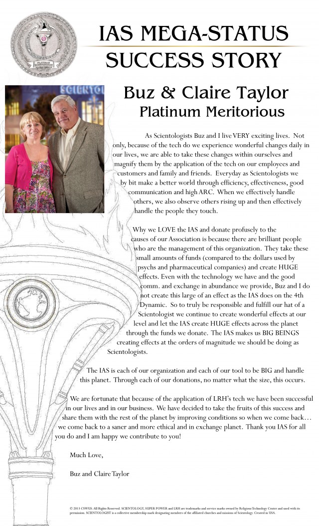taylors platinum success story