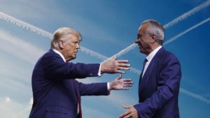 Q patriots don’t mind the economy being cornholed, but what about chemtrails?