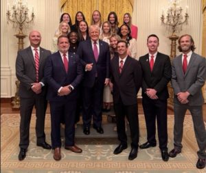 Q patriots grateful that women know their place in the Trump administration