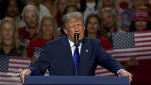 Trump offers voters a $5,000 bribe that he can’t possibly pay, and Q patriots swoon